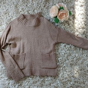 Tan turtle neck sweater